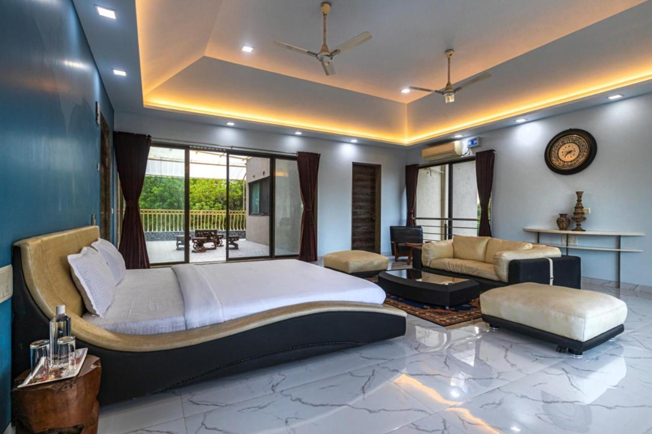 Saffronstays Aura, Alibaug - Luxury Pool Villa With A Game Room And Spacious Lawn Alībāg Exterior foto